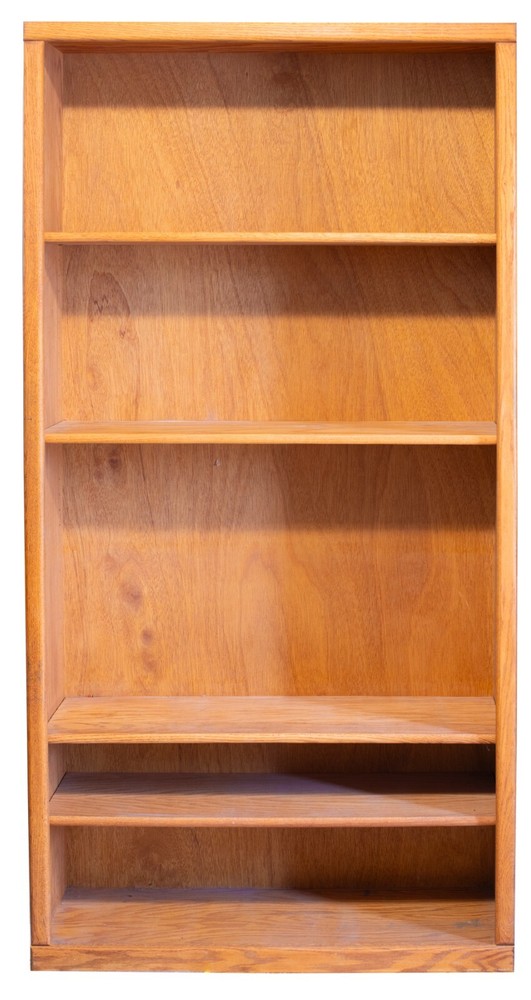 oak bookcase excellent condition, 72" x 36" x 11"