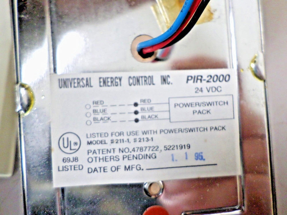 Universal Energy Control Inc. PIR-2000 Passive Infrared Occupancy Sensor 360°