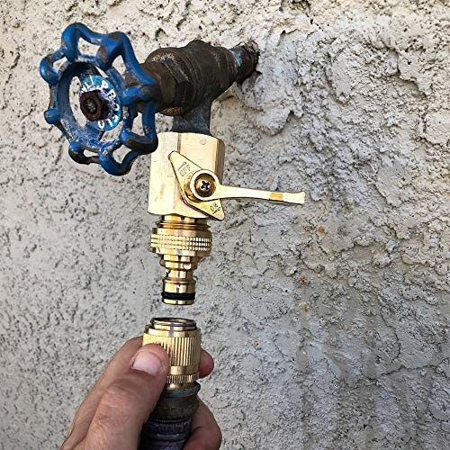 Garden Hose Quick Connect Solid Brass Quick Connector Garden Hose 2 Sets