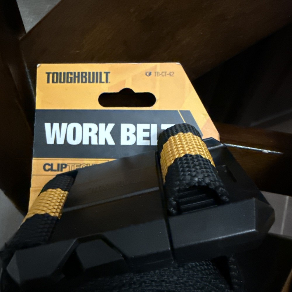 Toughbuilt Industries TB-CT-42-2BES Polyester Adjustable Work Belt 2 Pack