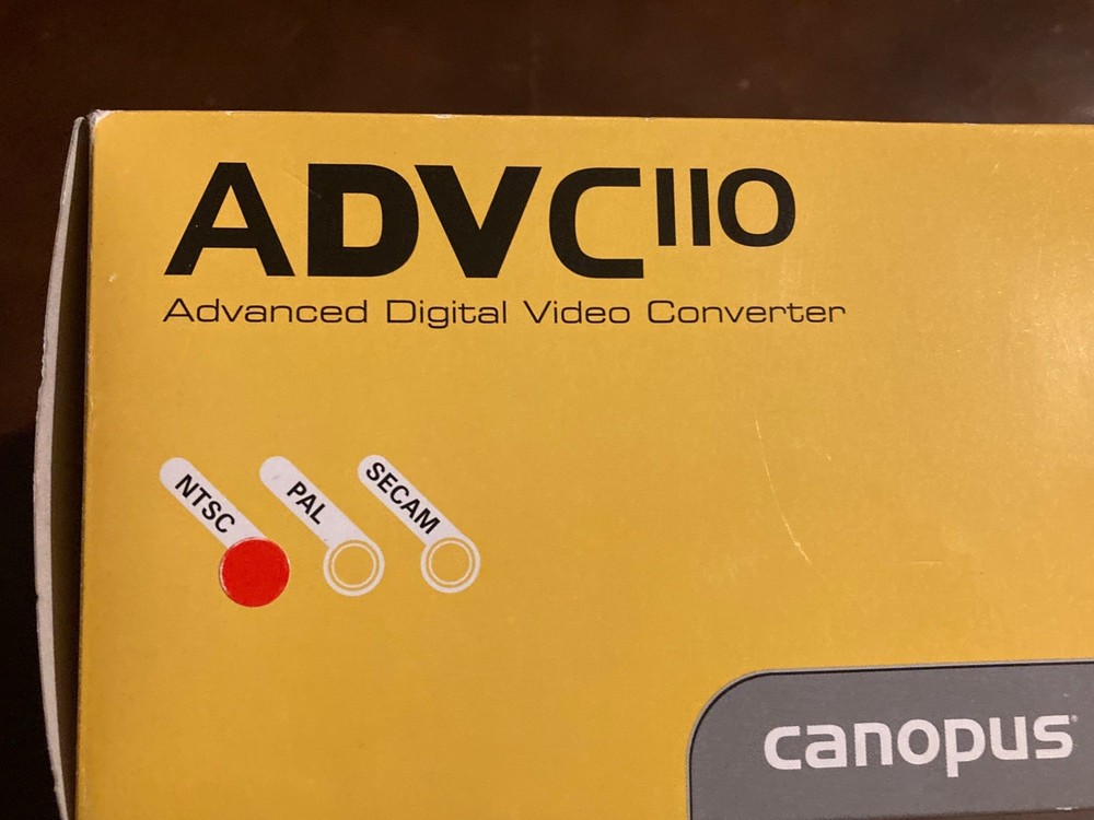 Canopus ADVC-110 Grass Valley Advanced Digital Video Converter - UNUSED