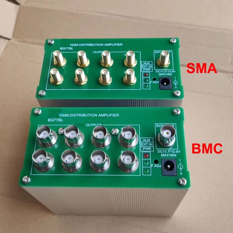 SMA Port 0.1Vpp-5Vpp Frequency Divider Distribution Amplifier 15dBm