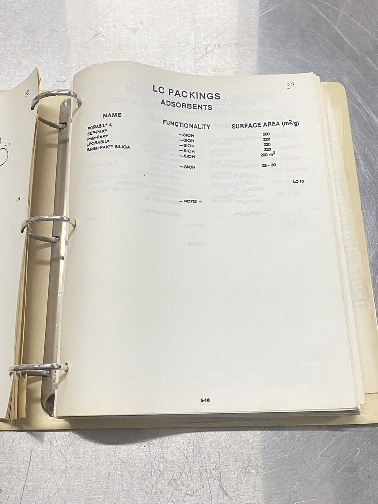 Waters Liquid Chromatography School - Users Guide / Instructions Manual