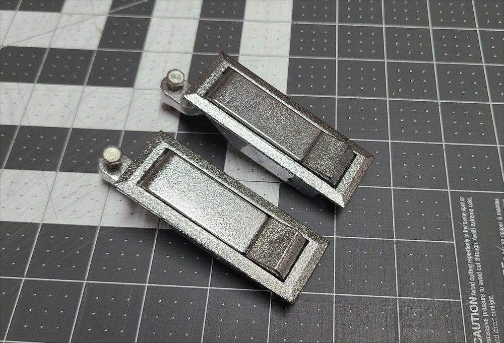 LOT OF 2 TRIGGER LATCH COMPRESSION LATCH ADJUSTABLE NON-LOCKING CHROME FINISH