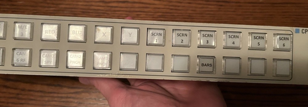 UNTESTED Philips CP 3832 Control Panel / Routing Switcher