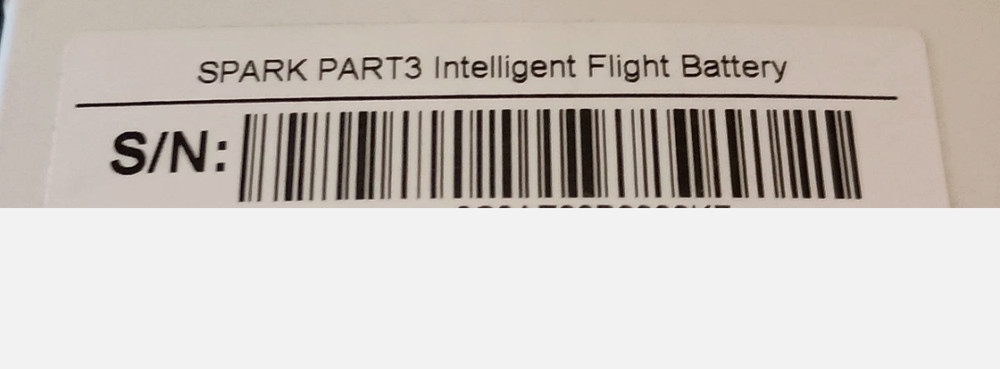 Drone Battery DJI Spark3, Qty 3 Batteries.
