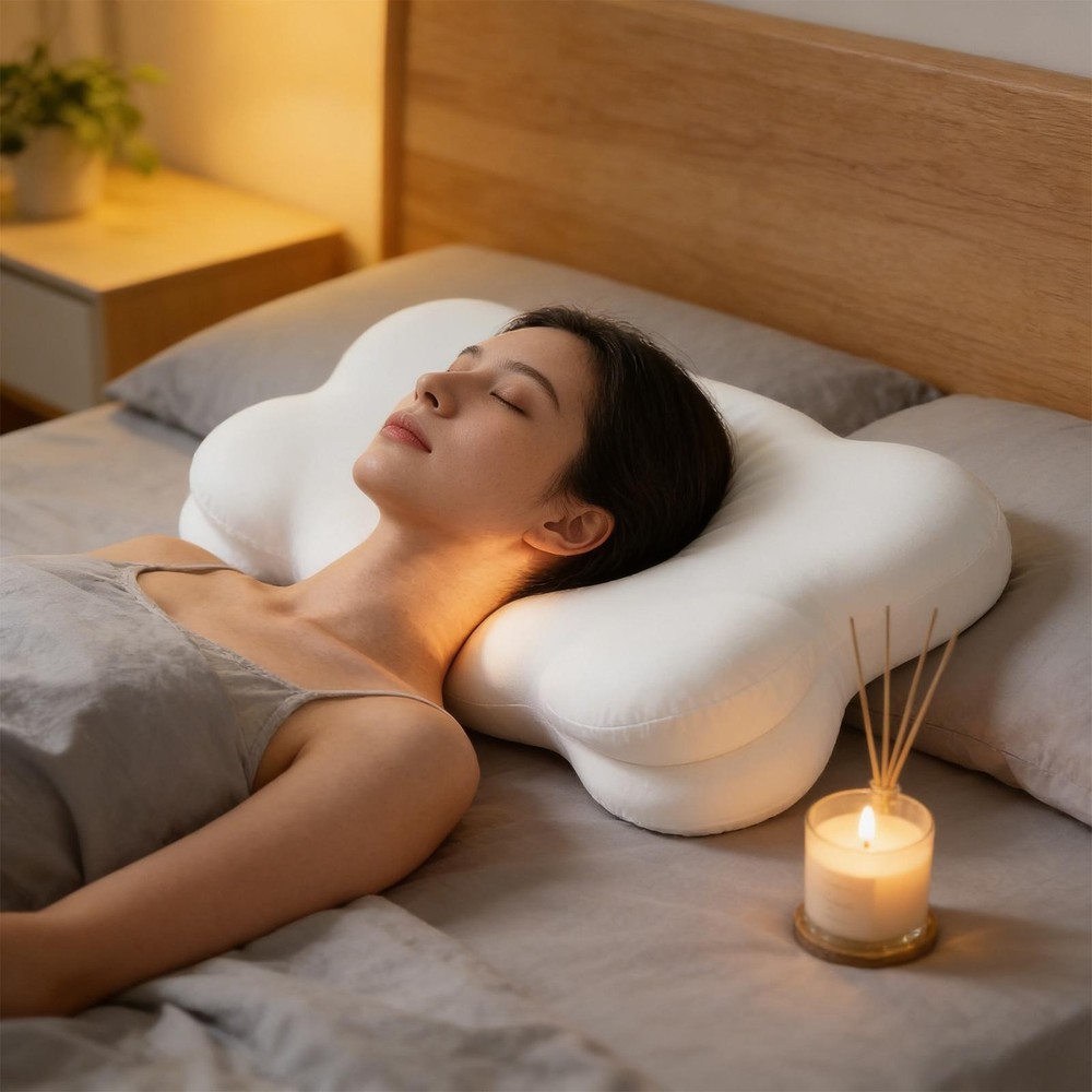 Mellow Sleep Pillow, Mellow Cloud Pillow, Ergonomic Memory Foam Pillows