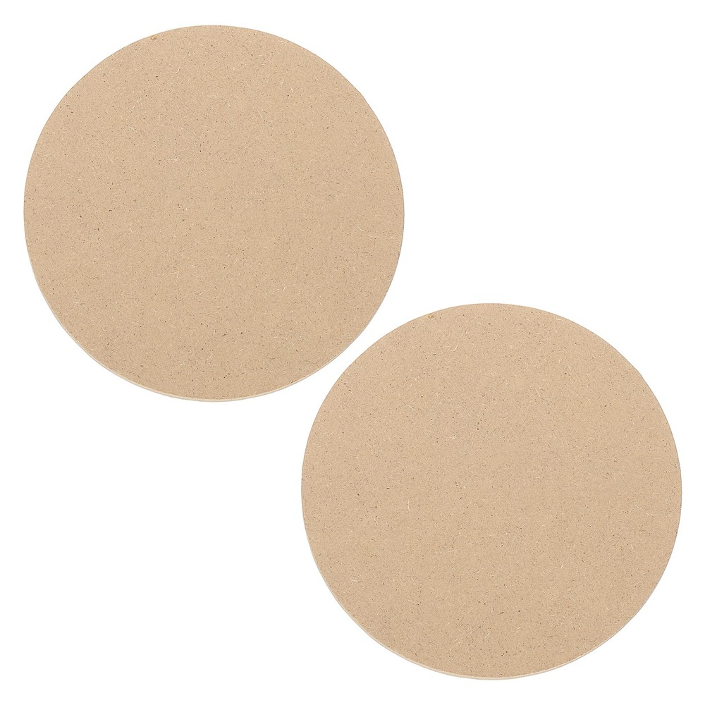 2 Pack 8" 204mm Diameter Ceramic Drying Slab, 8mm 1/3" Thick, Brown