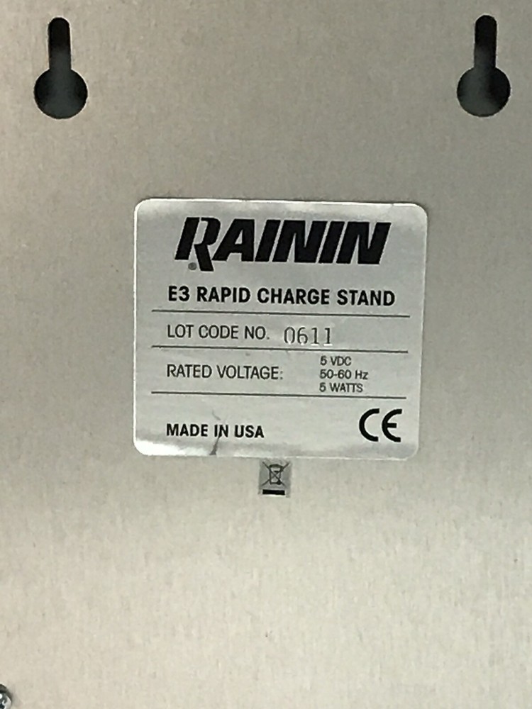 Rainin E3 Electronic Pipette Rapid Charge Stand