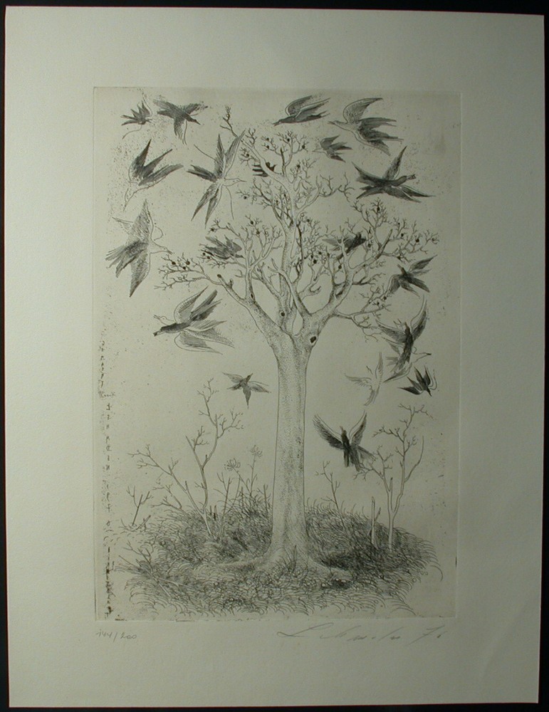 Anton Lehmden (1929-2018) Autumn Leaf 1976
