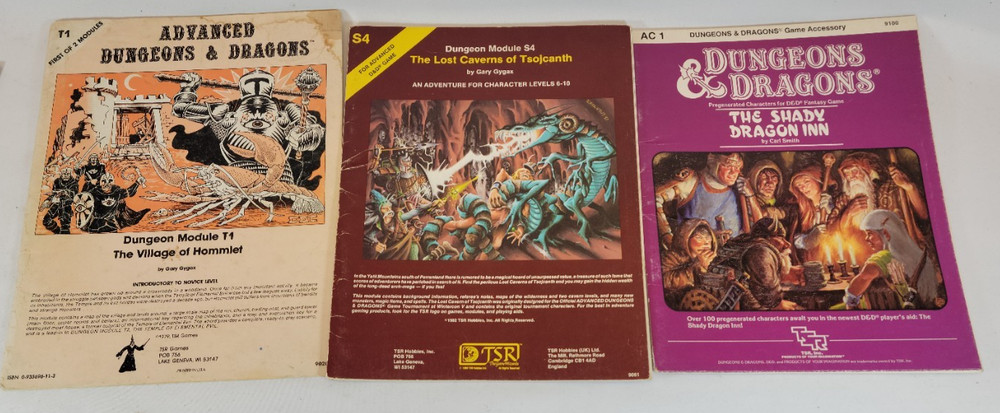 TSR Games - Dungeons & Dragons book lot (7)
