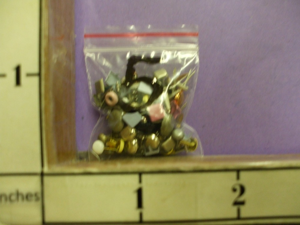 Tiny Bradlets 5 squares circles dots assorted colors  28l