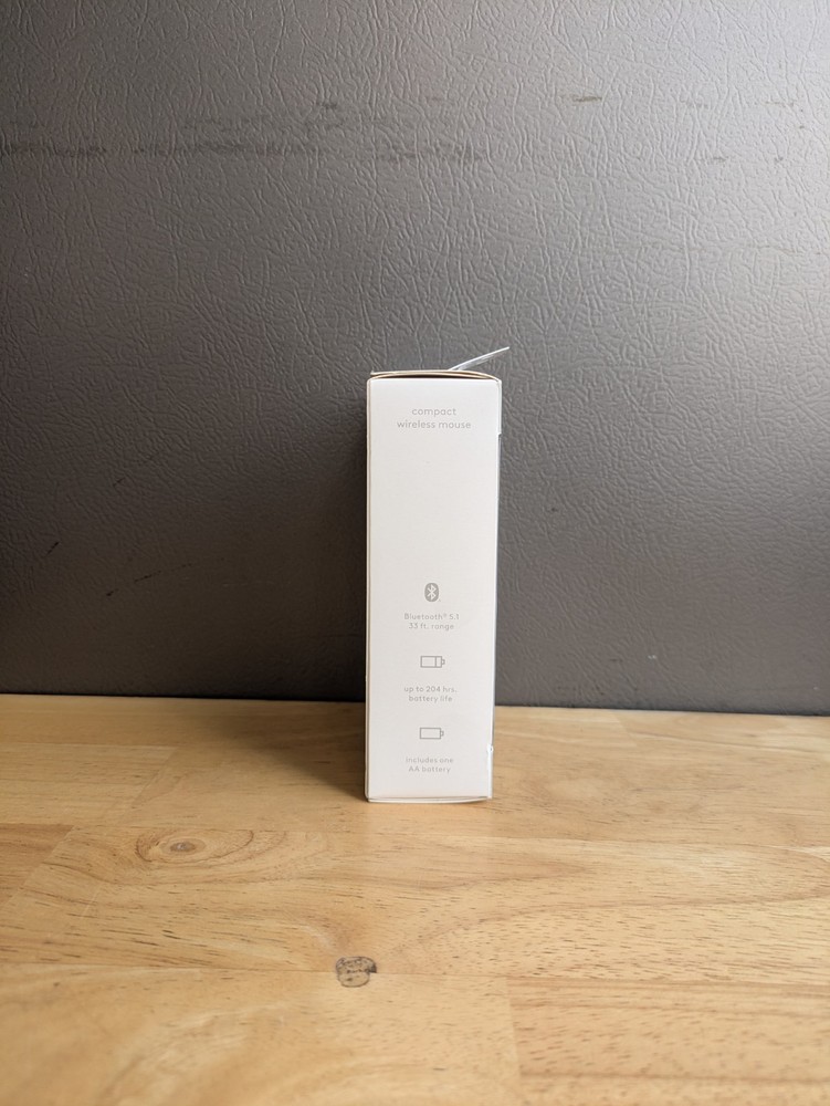 Heyday Compact Wireless Mouse Bluetooth 5.1 Purple Scroll Wheel USB Receiver