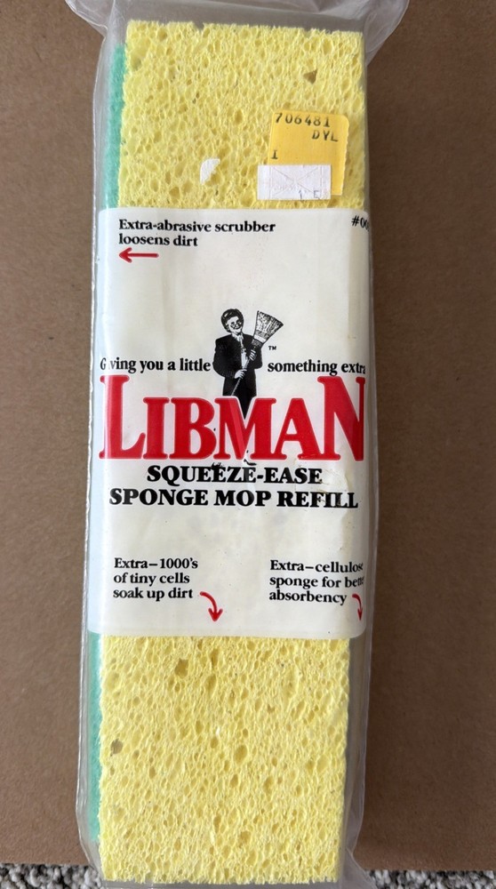 Libman Squeeze-Ease Mop Refill Scrubber Strip 00105
