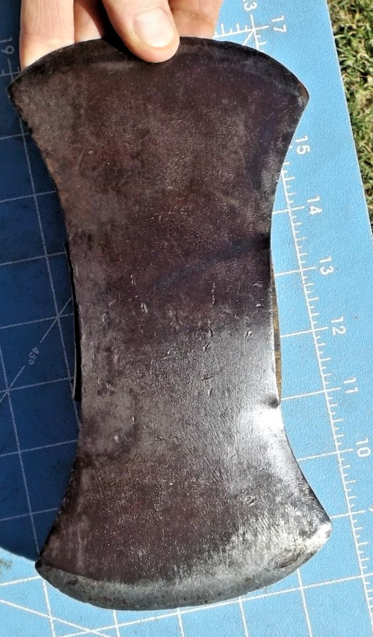 Used Vintage Double Bit Half Peeling Axe 3 Lbs. 9 oz