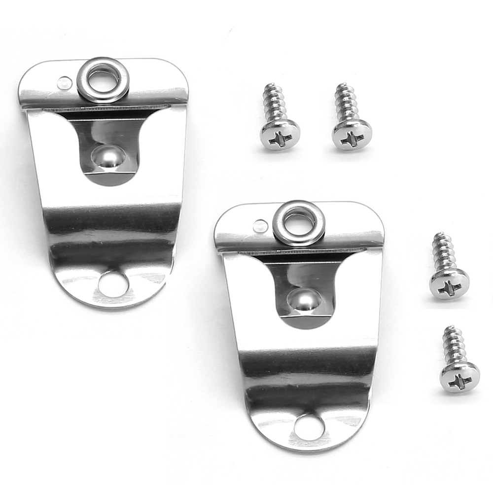 2Pcs Microphone Holders,Sturdy Mic Hanger Clip with Screws for Handheld Micro...