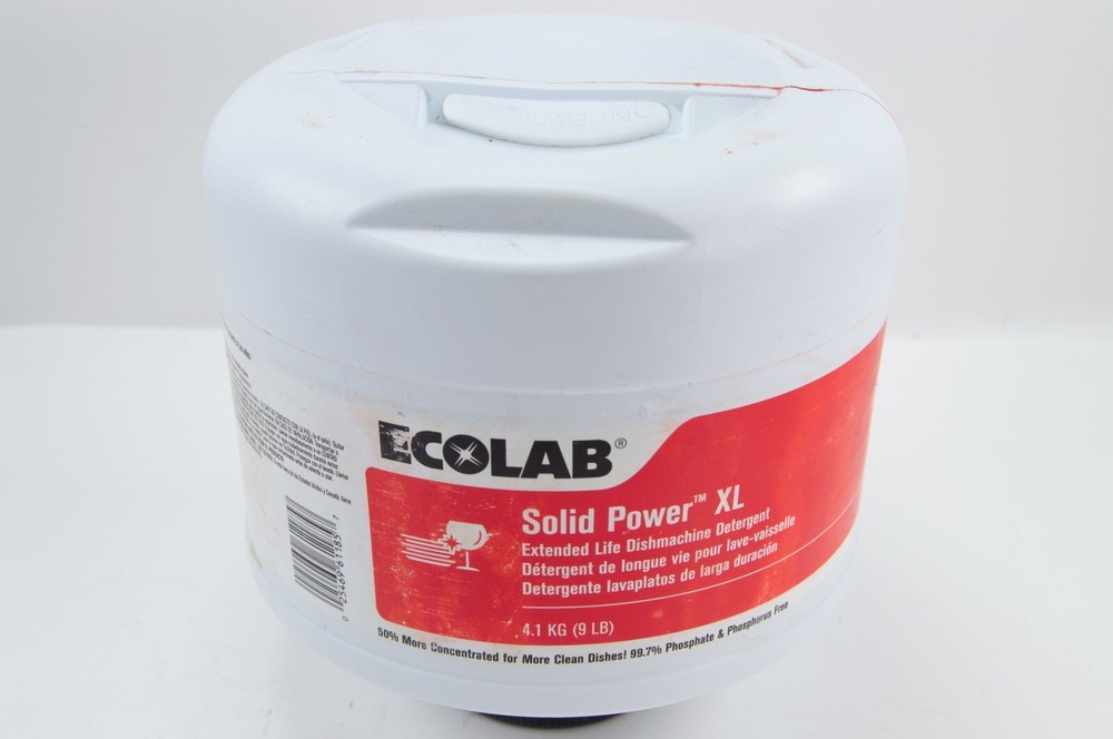 Ecolab Solid Power XL Dish Machine Detergent Capsule 9Lb 6100185