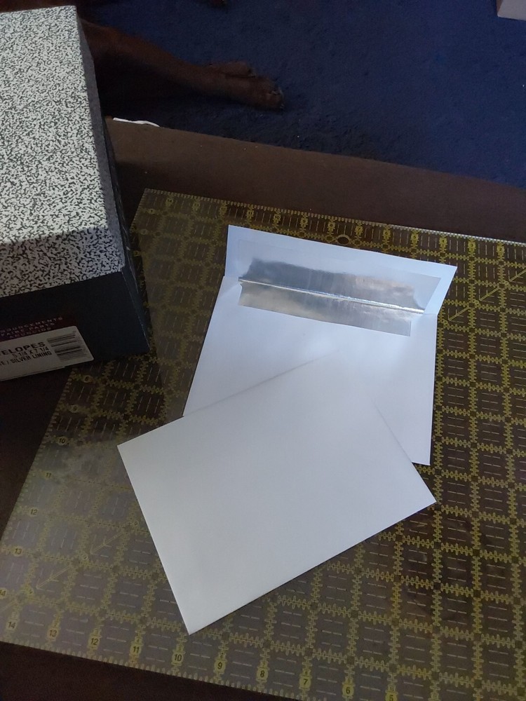 Box Of 250 Williamhouse Silver Lined Invitation Envelopes