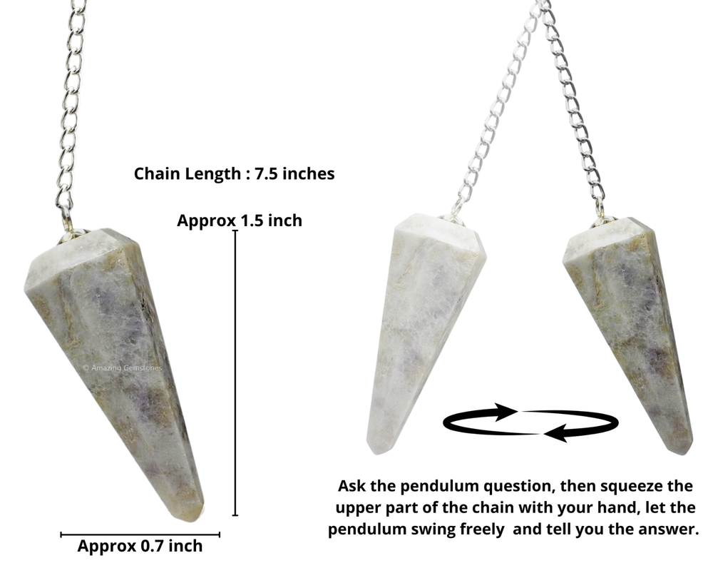 Hackmanite Dowsing Crystal Pendulum