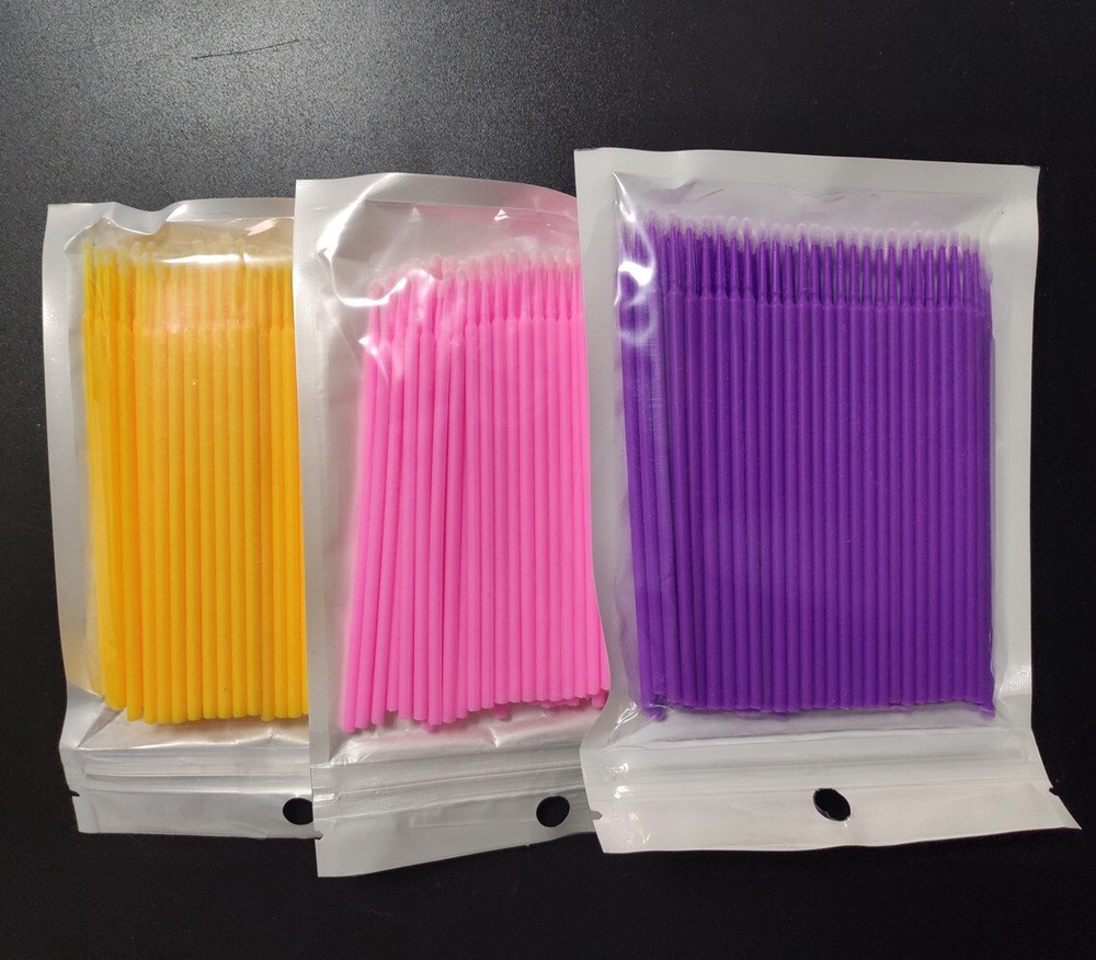 1000Pc Micro Brushes Applicators Microbrush Dental (Regular,Fine,Super Fine) Eye