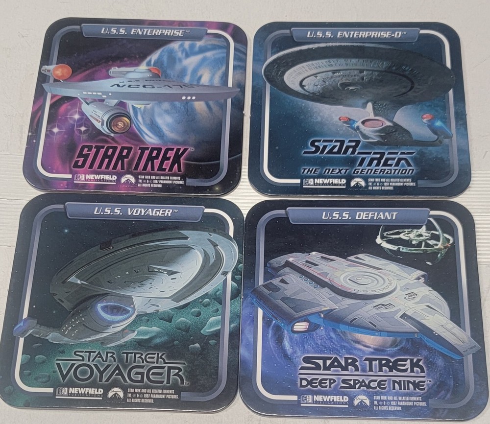 4 STAR TREK COSTERS T1