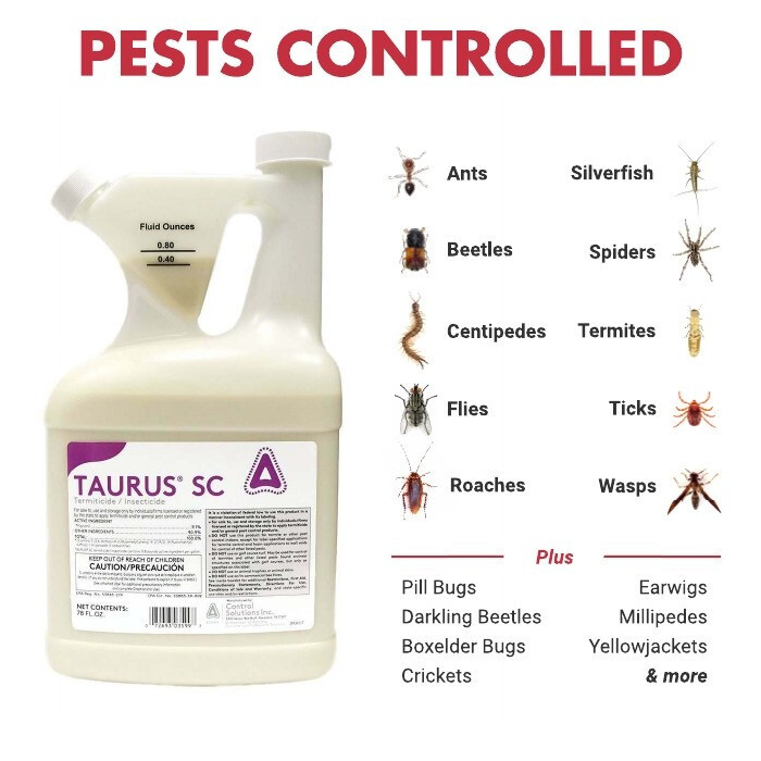 78 oz Taurus SC Insecticide Termite Ant Roach Flea Mosquito Generic Termidor