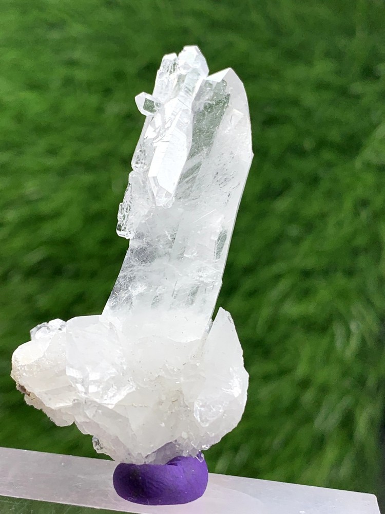 Faden Quartz DT Transparent Crystal Has Good Luster & Nice Termination