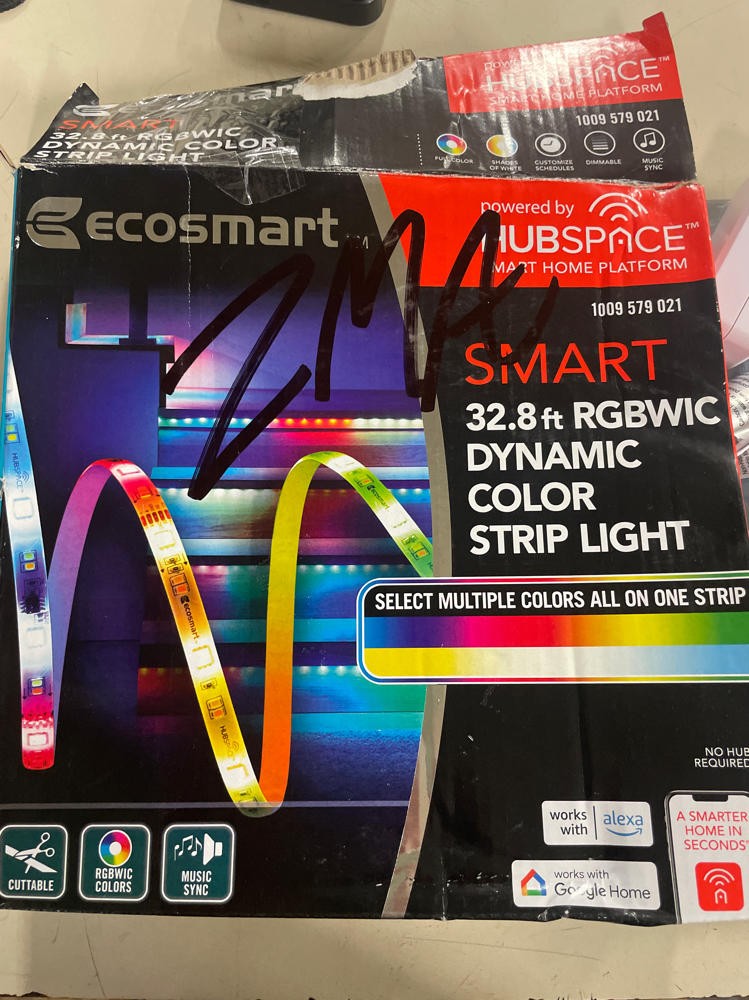 32.8 ft. Smart RGBWIC Dynamic Color Changing LED Strip Light