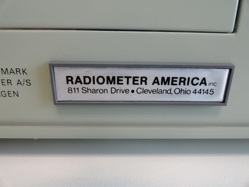 RADIOMETER COPENHAGEN PHM 83 PHM83 AUTOCAL PH METER RECORDER MODULE