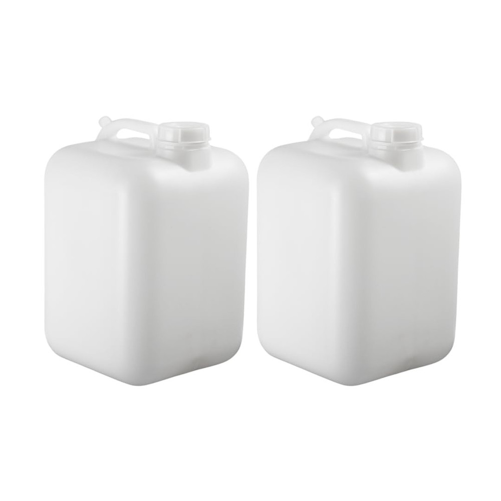 FastRack 5 Gallon Hedpak with Cap (Pack of 2) | 5 Gallon, White Container