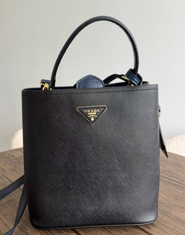 Prada Panier Saffiano Leather Bag
