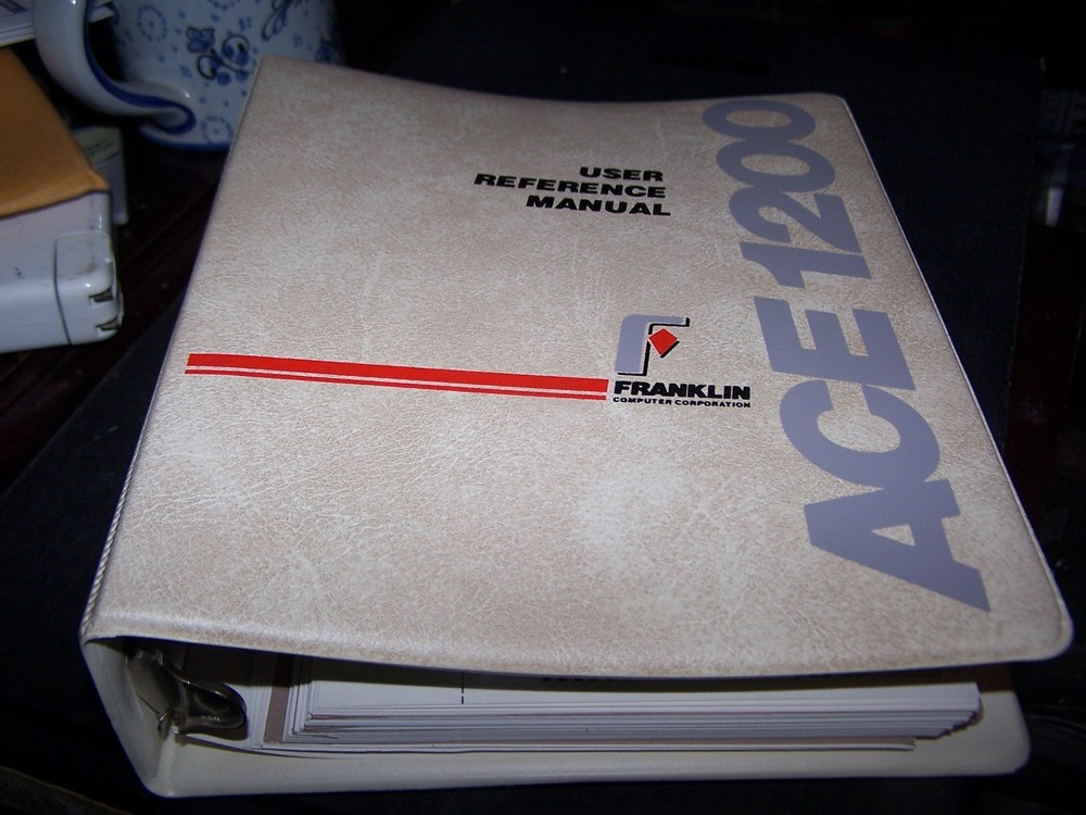 Vintage Rare Franklin Ace 1200 User Reference Manual