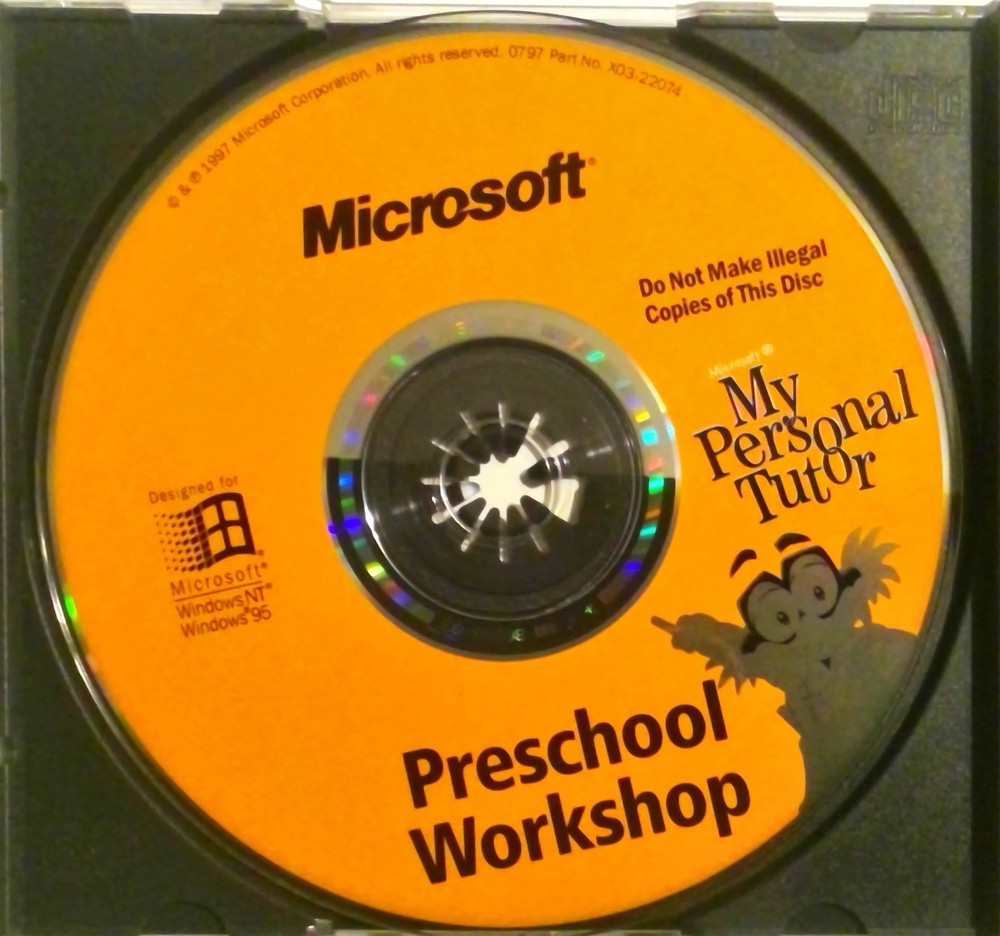 Microsoft Mathopolis, Preschool Workshop, Reader Railway-PC 1997 3 CD ROM V GOOD