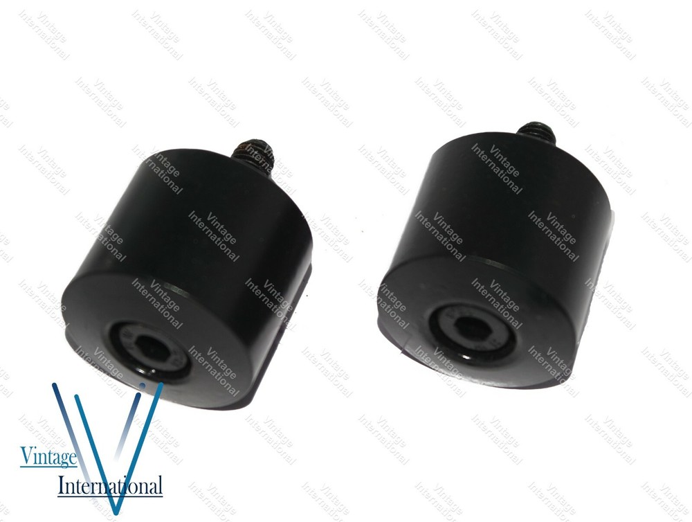 Black Handlebar End Weights For Royal Enfield Bullet