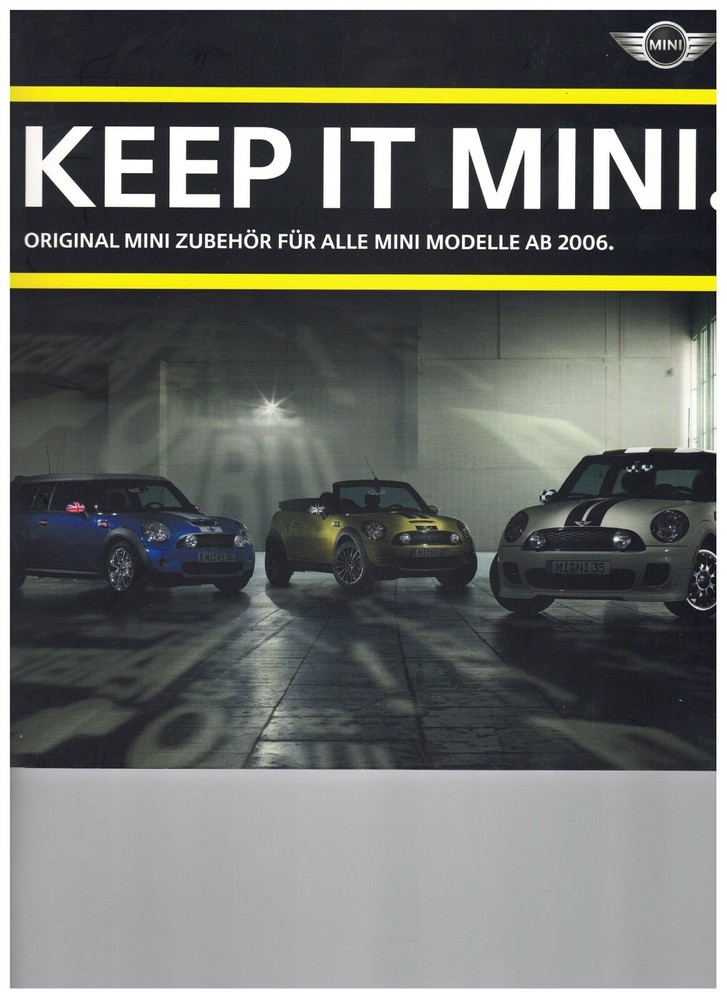 MINI Prospekt John Cooper Works ab 2006 + Preisliste Keep it Wild - Keep it MINI
