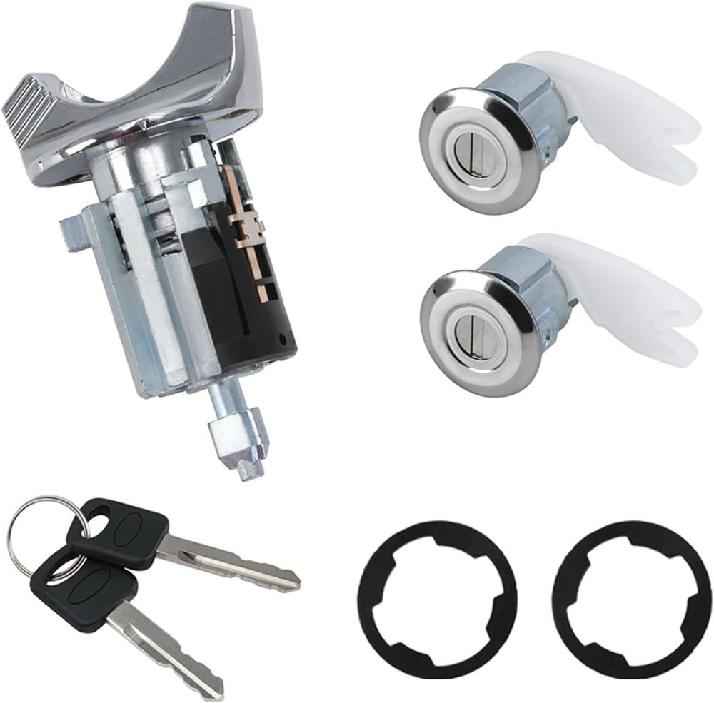 Ignition Switch with Key Door Lock Cylinders Ford F-Series&E-Series Van 92-95