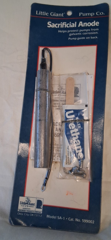 Little Giant 599002 Model SA-1 Sacrificial Anode