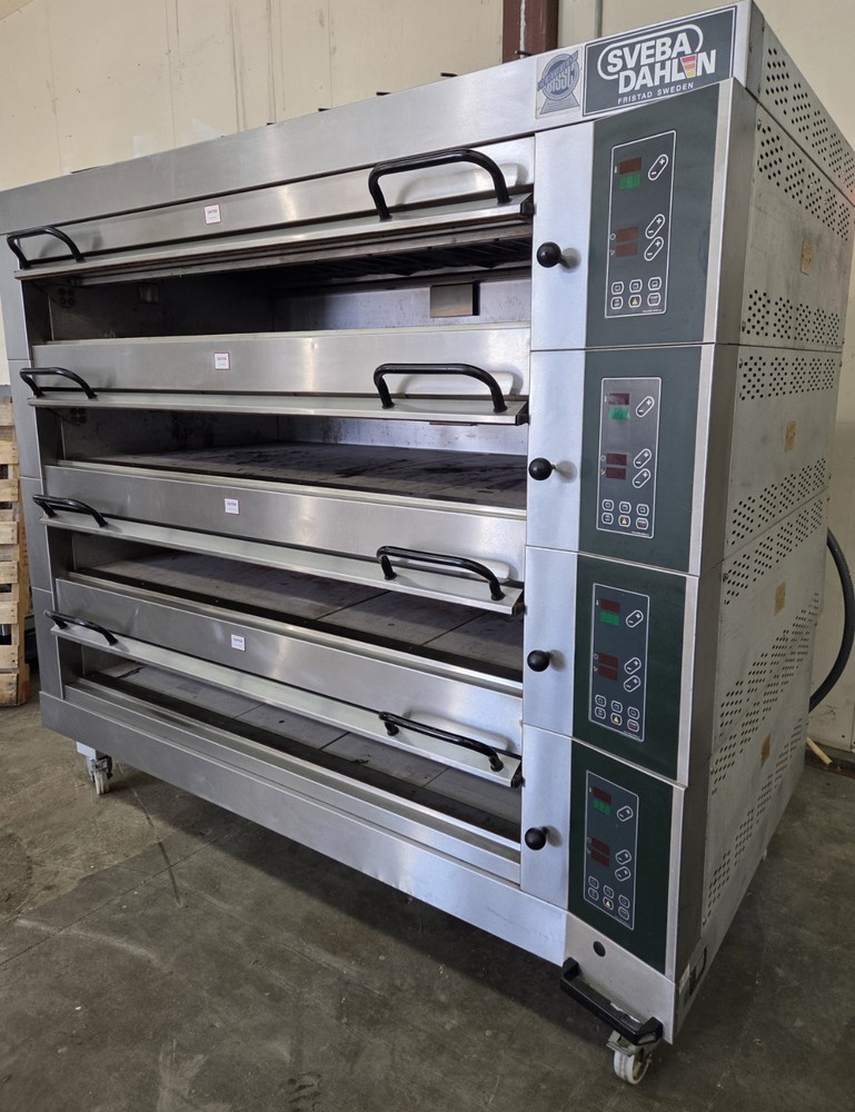 SVEBA DAHLEN DC-43 Modular Deck Oven 4 decks WITH STEAM INJECTION