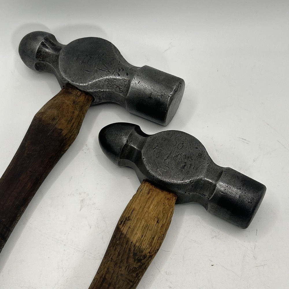 Two Ball Peen Hammers 1lb. & 12oz.