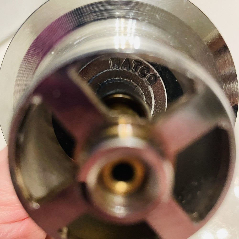 Watco Push-Pull Tub Drain Closure Stainless Steel