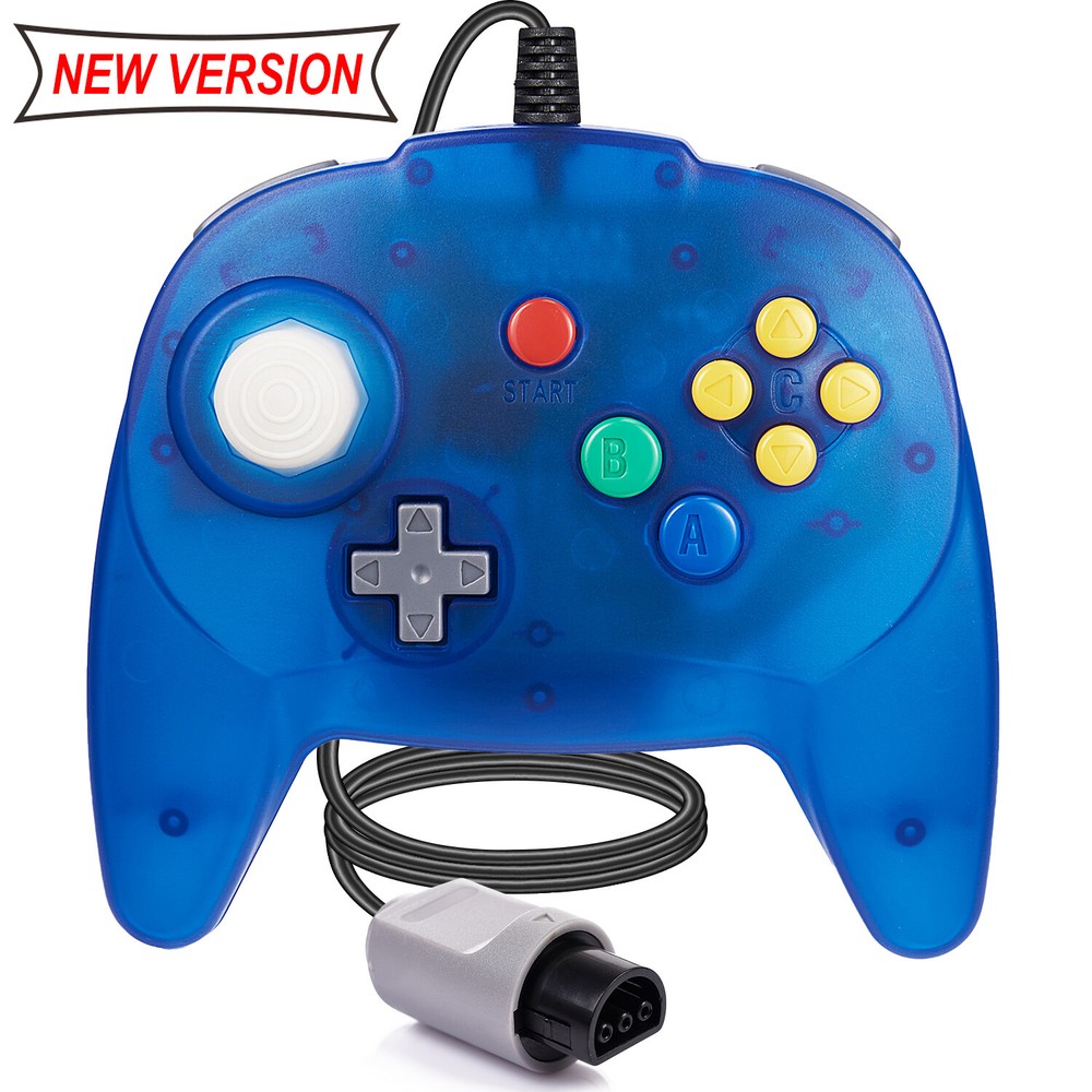 N64 Controller Wired Gamepad Joystick Joypad for 64 Console Video Game+6FT Cable