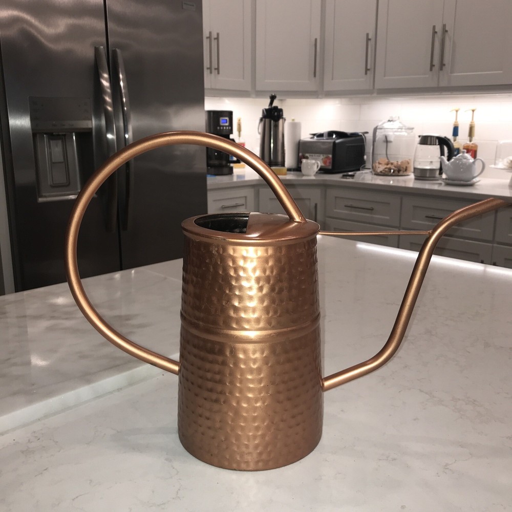 Plow & Hearth COPPER Color Hammered Tall Watering Can