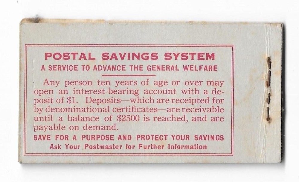US 1939 73c Booklet SB70 - Incomplete