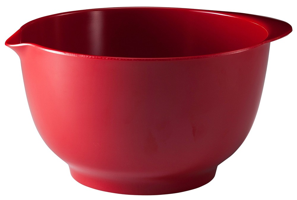 Classic 3 Liter Melamine Mixing Bowl, Red