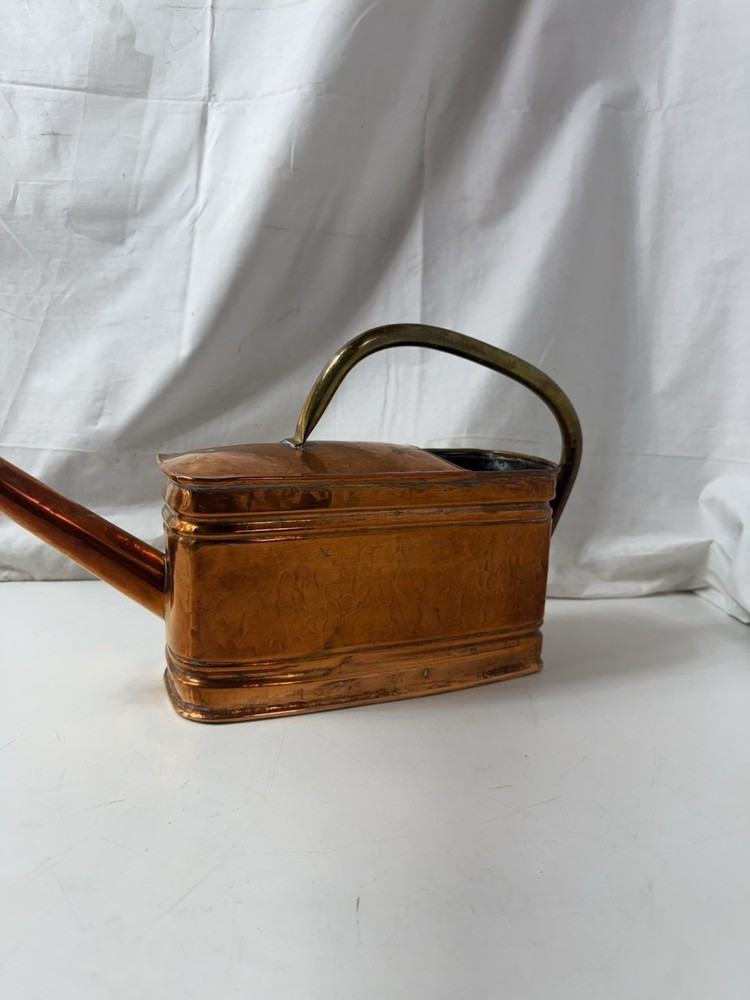Vintage Brass And Copper Watering Pitcher Pot