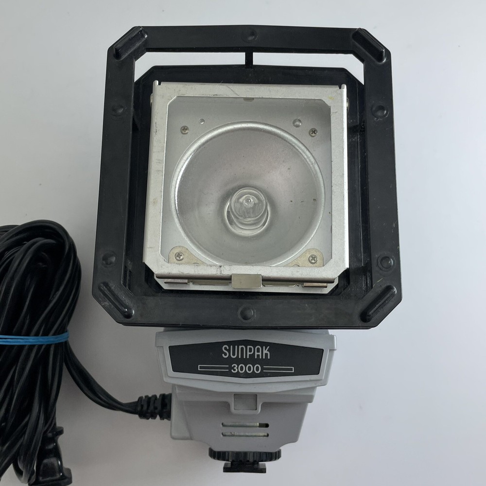 Sunpak Auto Triac 3000 Video Light Vintage Tested