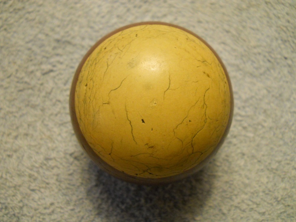 Vintage Clay Billiard Ball- #15