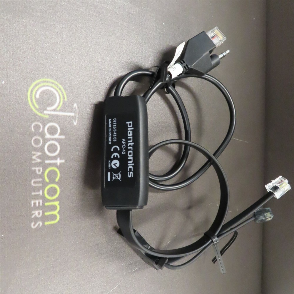 Plantronics APC-42 Electronic Hook Switch EHS Adapter 38350-12 Cisco CS540