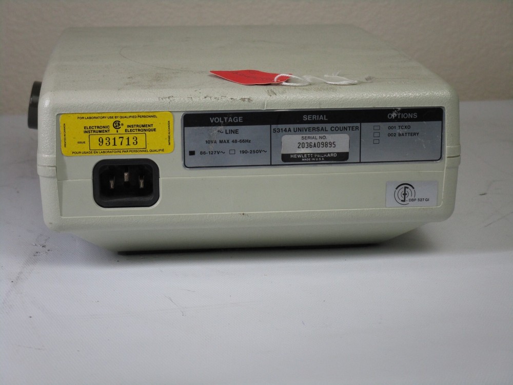 HP 5314A Universal Frequency Counter - Hewlett Packard 5314 A