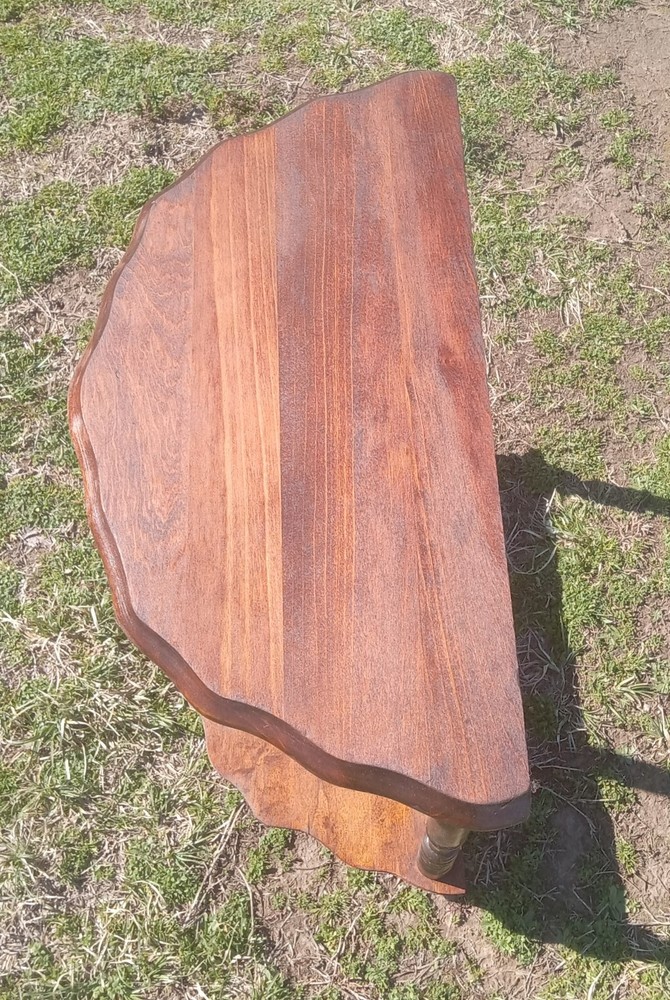 Mahogany Demilune Table / Entry Table (ET722)